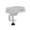 iPanda AU-Standard Desktop Clamp Power Hub | 65W USB-C PD & 15W Qi Wireless