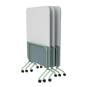 Flexi Series - Divider Screen Cart | Modular Mobile Base Frame for Whiteboard & PET Acoustic Panel