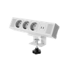 RIKONG OME036.EU-3A2C Desk Clamp Power Module | 3 Schuko Outlets, 2 USB-C 65W