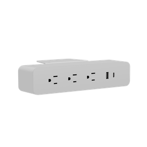 Oval Series OME005.3A1U1C.3 — Under-Desk Power Module | 3 AC + USB-C + USB-A