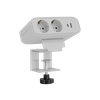 Triones Series OME021 — Clamp-Mounted Modular Desk Power Module (2× EU Outlets + USB-A + USB-C PD up to 100W)