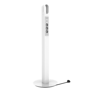 PS19.EU Floor Standing Power Pedestal with 3 Schuko Outlets, 1 USB-A and 1 USB-C 65W