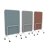 Flexi Series - Divider Screen Cart | Modular Mobile Base Frame for Whiteboard & PET Acoustic Panel