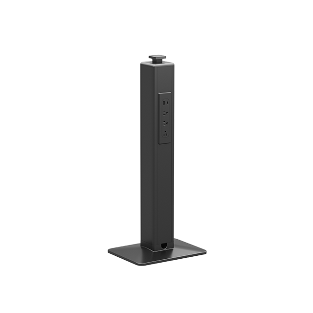 PBK-1WAY Power Tower — Single-Side Vertical Power Column with USB-C & USB-A | ETL Certified