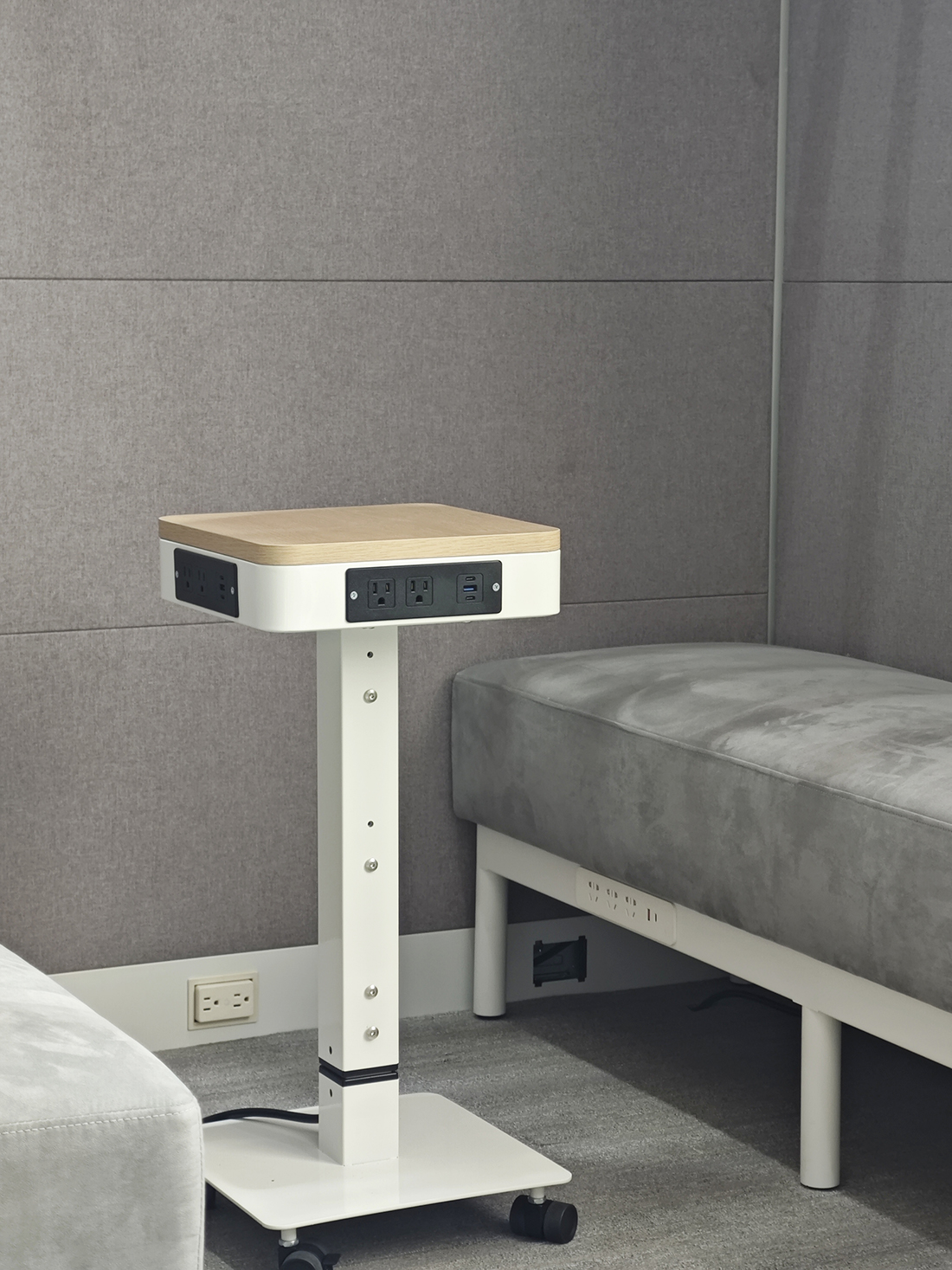 PS66 Compact Mobile Power Tower with Height Adjustable Design