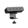 Oval Series OME005.3A1U1C.1 — Clamp-On Desk Power Module | 3 AC + USB-A + USB-C