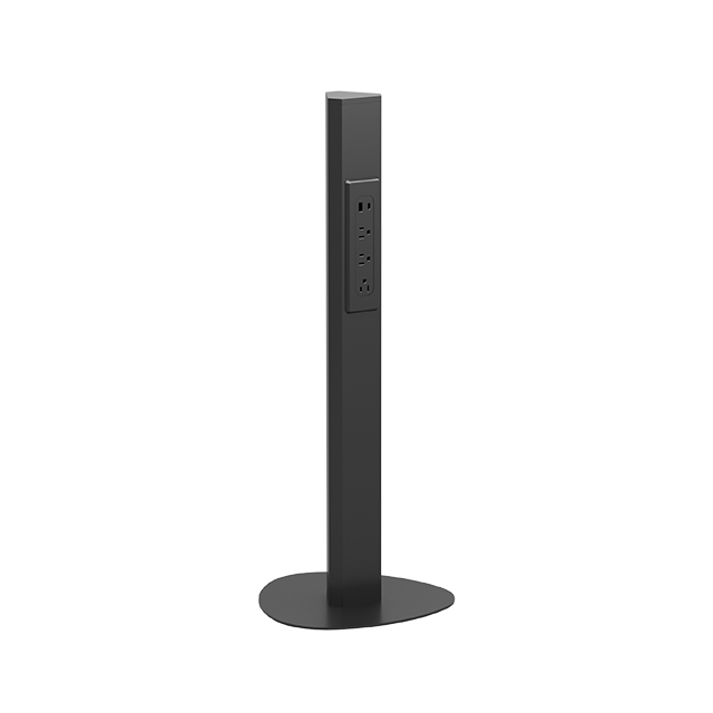 PS05 Freestanding Power Tower — AC Outlets + USB-A & USB-C Charging for Offices & Public Spaces