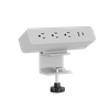 Oval Series OME005.3A1U1C.1 — Clamp-On Desk Power Module | 3 AC + USB-A + USB-C