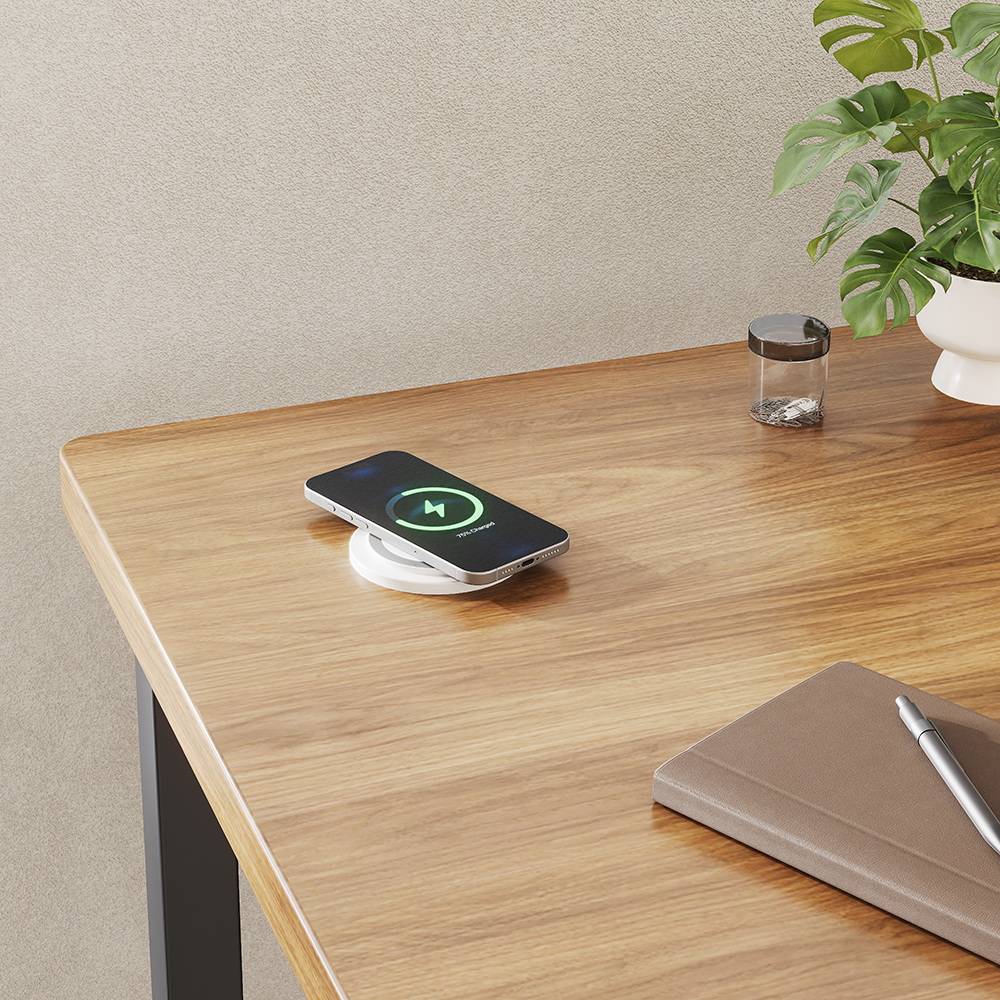 Mini iPanda OME039-M — Embedded Qi2 15W Wireless Charger (Grommet-Mounted)