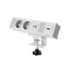 RIKONG OME036.EU-2A1U1C-H Desk Clamp Power Module | 2 Schuko, USB-A & USB-C, HDMI
