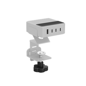 OT-SCAS-008 100W GaN Desk-Edge Clamp Charger — 4-Port USB (C×3 + A)